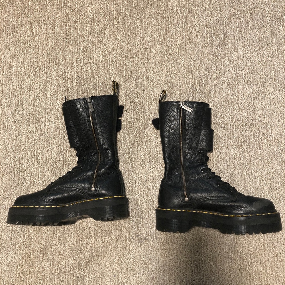 COPY - RARE dr martens jagger platform combat boots